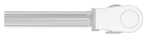 Borne à fourche avec filetage femelle droit M5 V4A