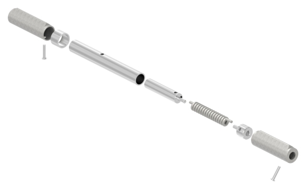 Charnière à souder, acier inoxydable V2A