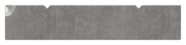 Barre plate | 2x rainurée | Longueur : 3000 mm | Matériau : 50x10 mm | Acier (brut) S235JR