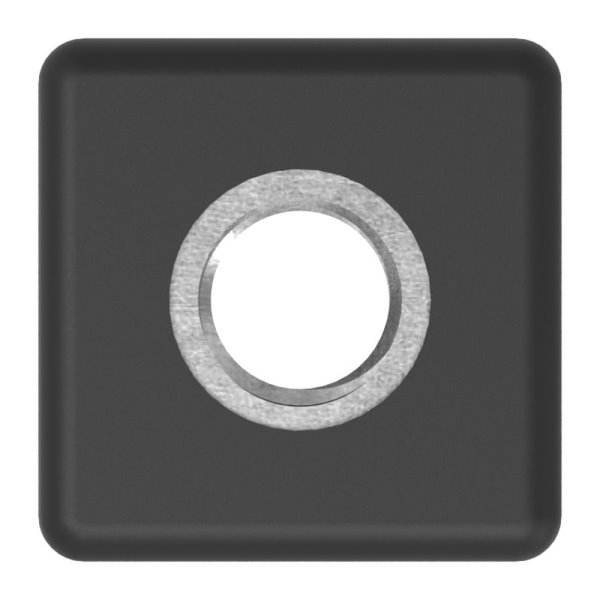 Capuchon en plastique pour tube carré 20x20mm avec M8