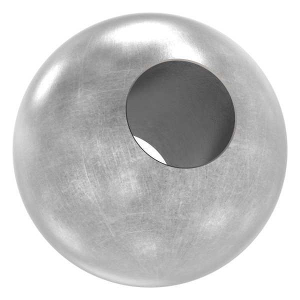 Boule Ø 30 mm | avec trou de 12,2 mm | acier S235JR, brut