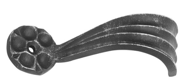 Support ornemental | Dimensions : 55x140 mm | Matériau : 8 mm | Acier (brut) S235JR