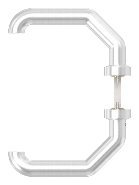 Paire de poignées de porte V2A avec goupille de poignée de 8 mm