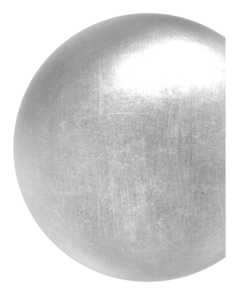 Boule d'extrémité Ø 45 mm | pour Ø 33.7 mm| Acier S235JR, brut