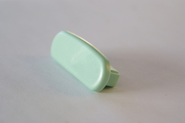 Embout pour main courante en plastique pour 40 x 8mm, vert stratos