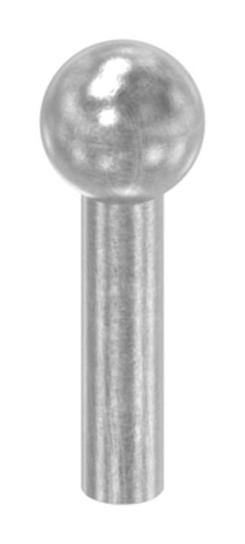 Boulon à tête sphérique Ø 5/10 mm | Acier S235JR, brut