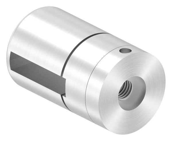 Support de base Brenk pour barres plates 30 x 6mm, ALU