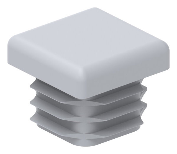 Capuchon plastique pour tube carré 20x20mm