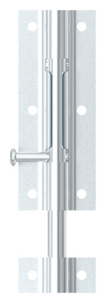 Boulon de porte | longueur : 120 mm | galvanisé | à visser