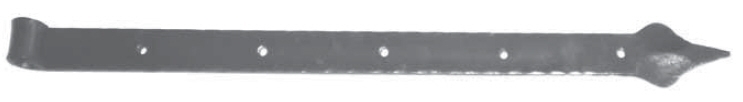 Charnière de porte en bois