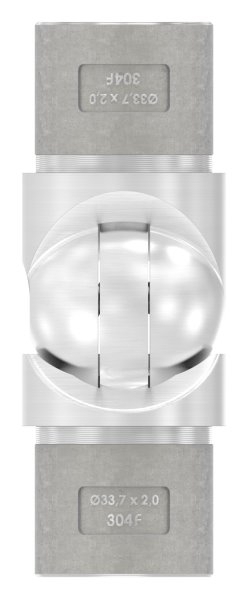Pièce d'articulation creuse pour câble, pour tube 33,7 x 2,0mm