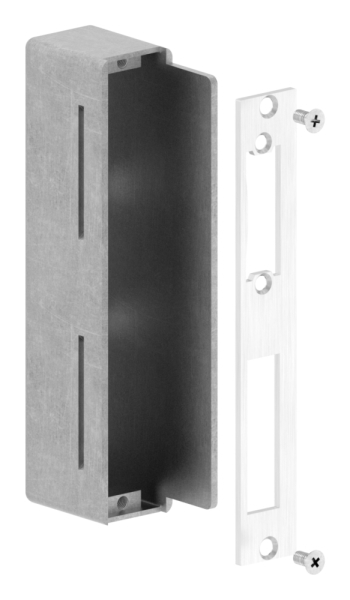 Boîte de comptoir | Dimensions : 30x45x172 mm | Acier (brut) S235JR