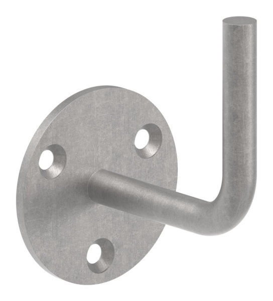 Handlaufhalter - mit Ronde 70x4 mm - zum Anschweissen - Stahl S235JR- roh-30-1418.8