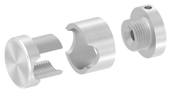Support de base Brenk pour barres Ø 14mm, V2A