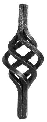 Zirbel | Dimensions : 150x50 mm | Matériau : 6x6 mm | Acier (brut) S235JR
