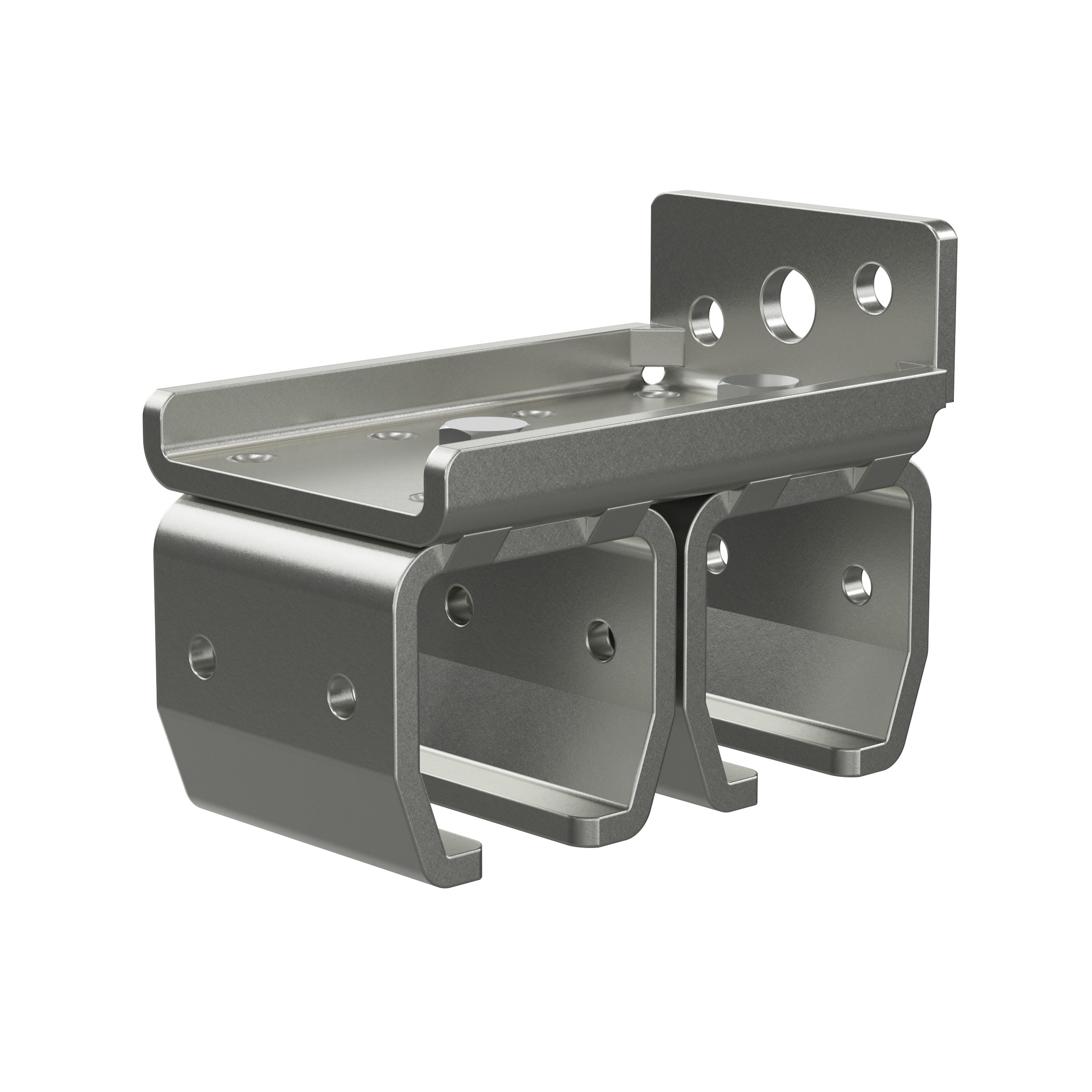 Fixation double paroi taille 2, prises avec/sans espacement