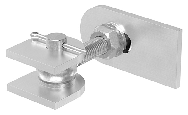 Charnière de portail | M16 | 180° | réglable | V2A