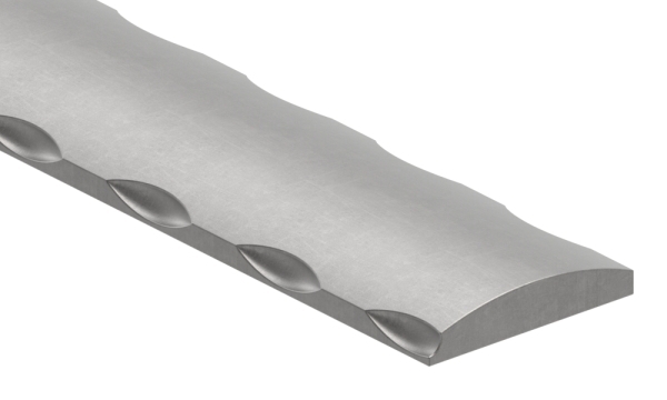 Barre plate | Matériau : 40x8 mm | Longueur : 3000 mm | Acier (brut) S235JR