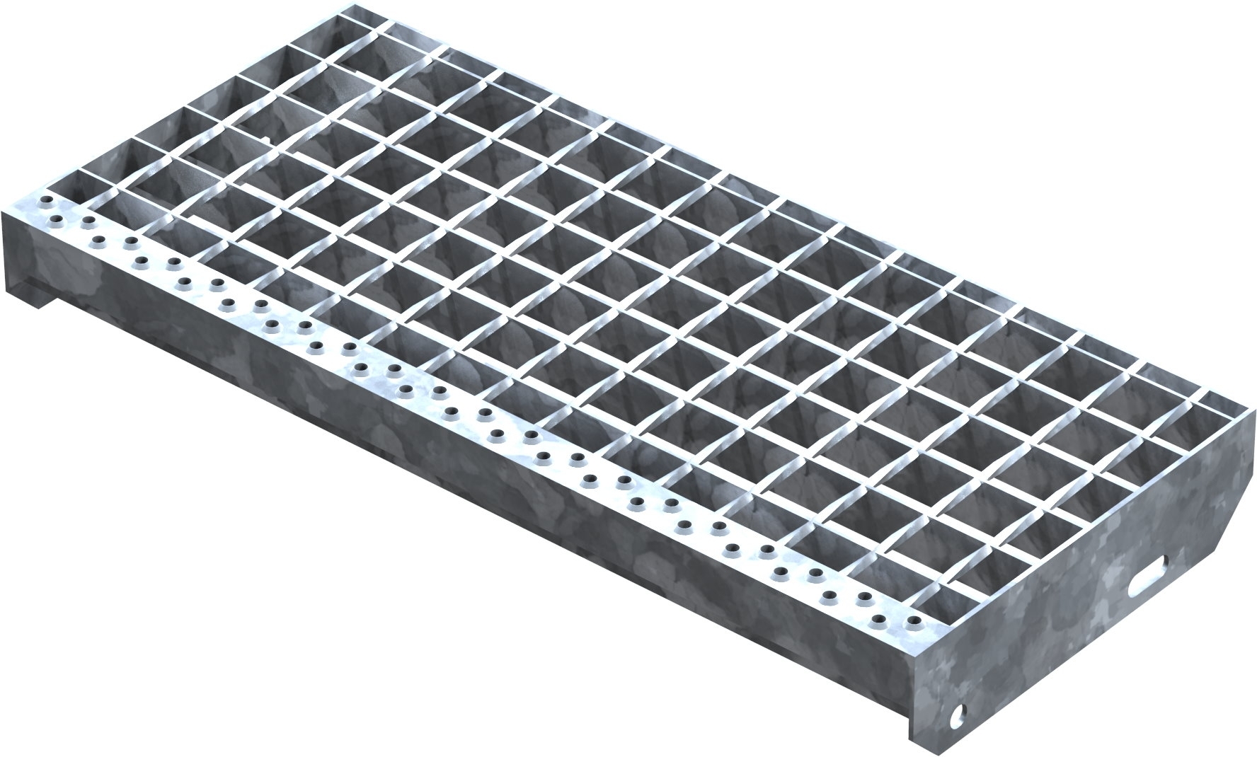 Presse à souder marche en caillebotis | Dimensions : 600x270 mm 34/38 mm | S235JR (St37-2)