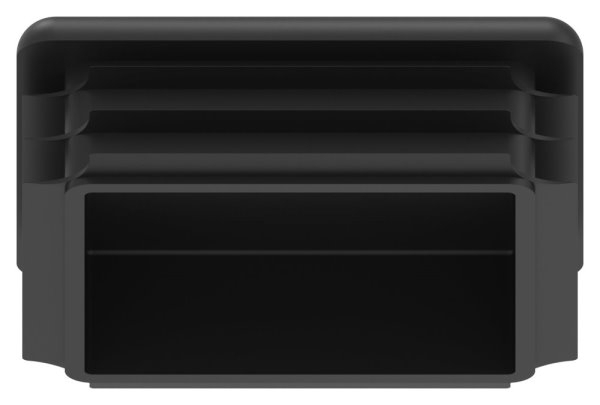 Capuchon plastique pour tube carré 100x100mm