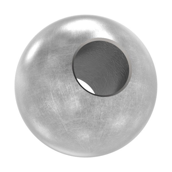 Bille d'annicier | Ø 10 mm tête | Ø 4 mm alésage | acier S235JR, brut
