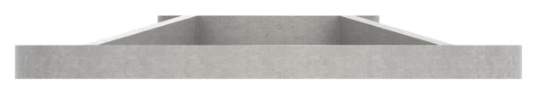 Plaque d'ancrage | Dimensions : Ø 120x6 mm | Trou central : Ø 49 mm | V2A