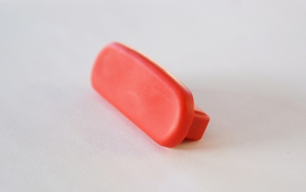 Embout pour main courante en plastique pour 40 x 8mm, rouge mars