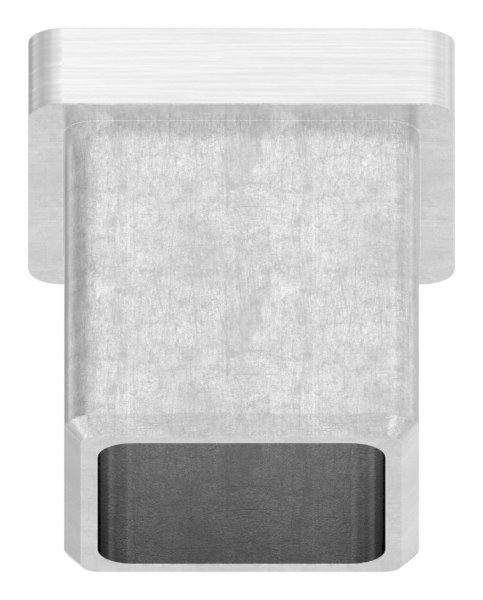 Capuchon d'insertion pour collage pour tube 25x25x2,0 mm V4A