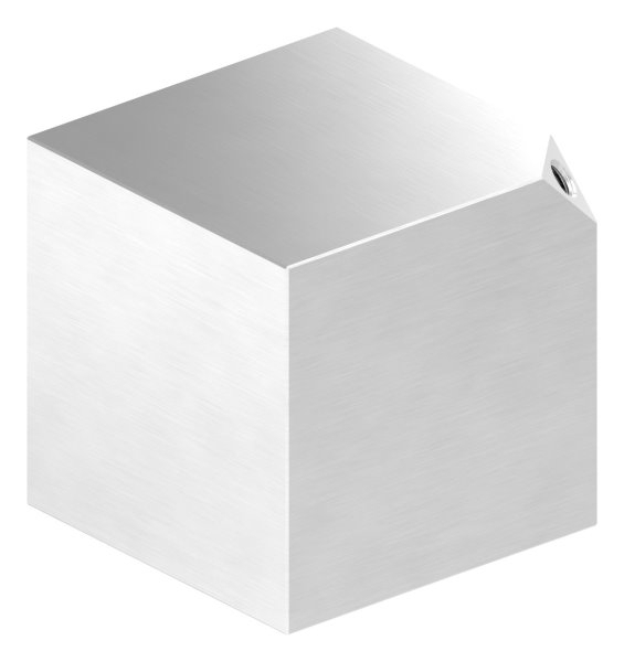 Cube 80x80 mm avec filetage M8 V2A