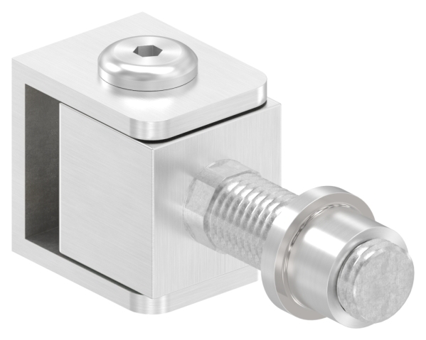 Charnière de portail réglable avec manchon fileté M20, V2A