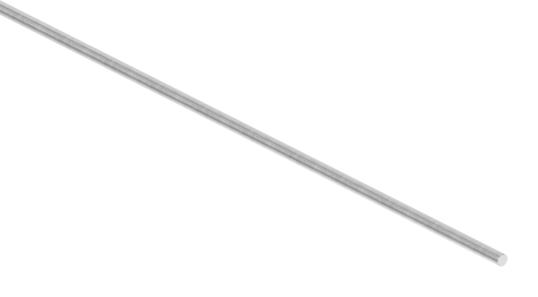 Matériau rond, 6mm, non rectifié, longueur : 3000mm