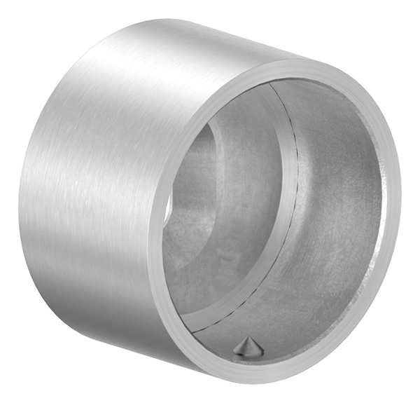 Raccordement mural V2A pour tube rond Ø 42,4 mm