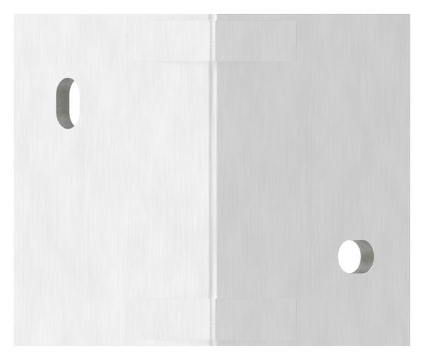 Montage mural comme angle extérieur pour poteaux 40 x 40mm, V2A