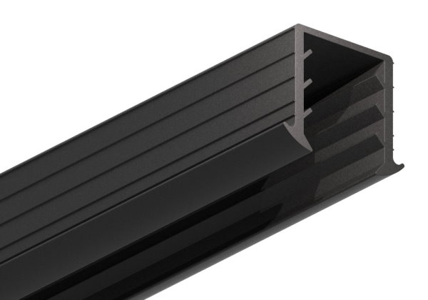 Joint à coin verre 24,76 - 25,52mm, pour rainure 34 x 34mm, longueur 6m, EPDM