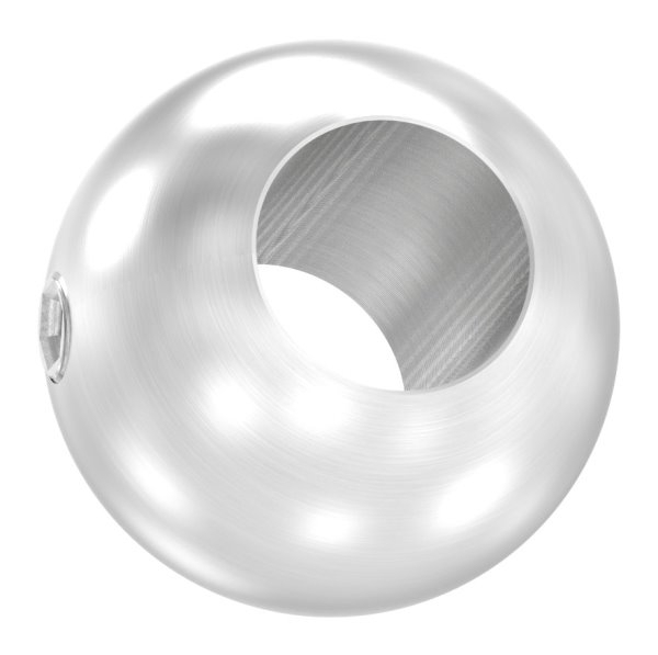Boule solide Ø 25mm avec DB 12,2mm et Madenschr., V2A