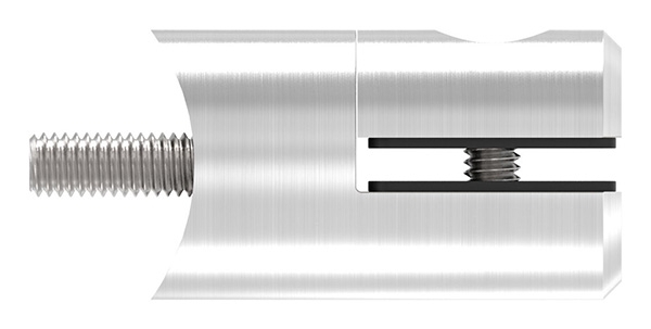 Support de tôle Ø 25 mm V2A pour connexion Ø 42,4 mm