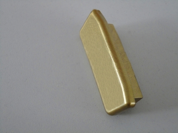 Embout pour main courante en plastique pour 40 x 8mm, doré