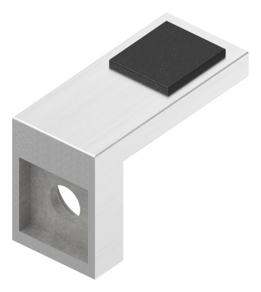 Plaque de maintien pour verre | Raccordement Ø 48,3 mm