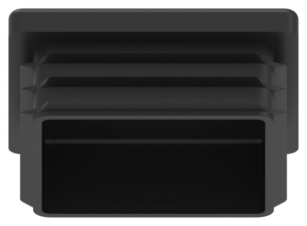 Capuchon plastique pour tube carré 50x50mm
