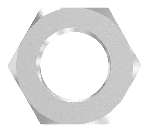 Ecrou hexagonal M16, plat, A2