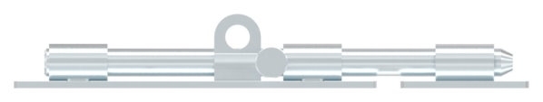 Boulon de porte à visser, galvanisé