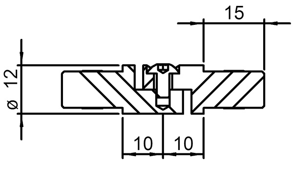 Raccord pour tube 12.0 x 1.5mm