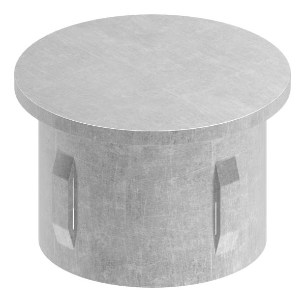 Bouchon en acier | plat | pour tube Ø 42.4 x 3.0-3.5 mm | acier (brut) S235JR