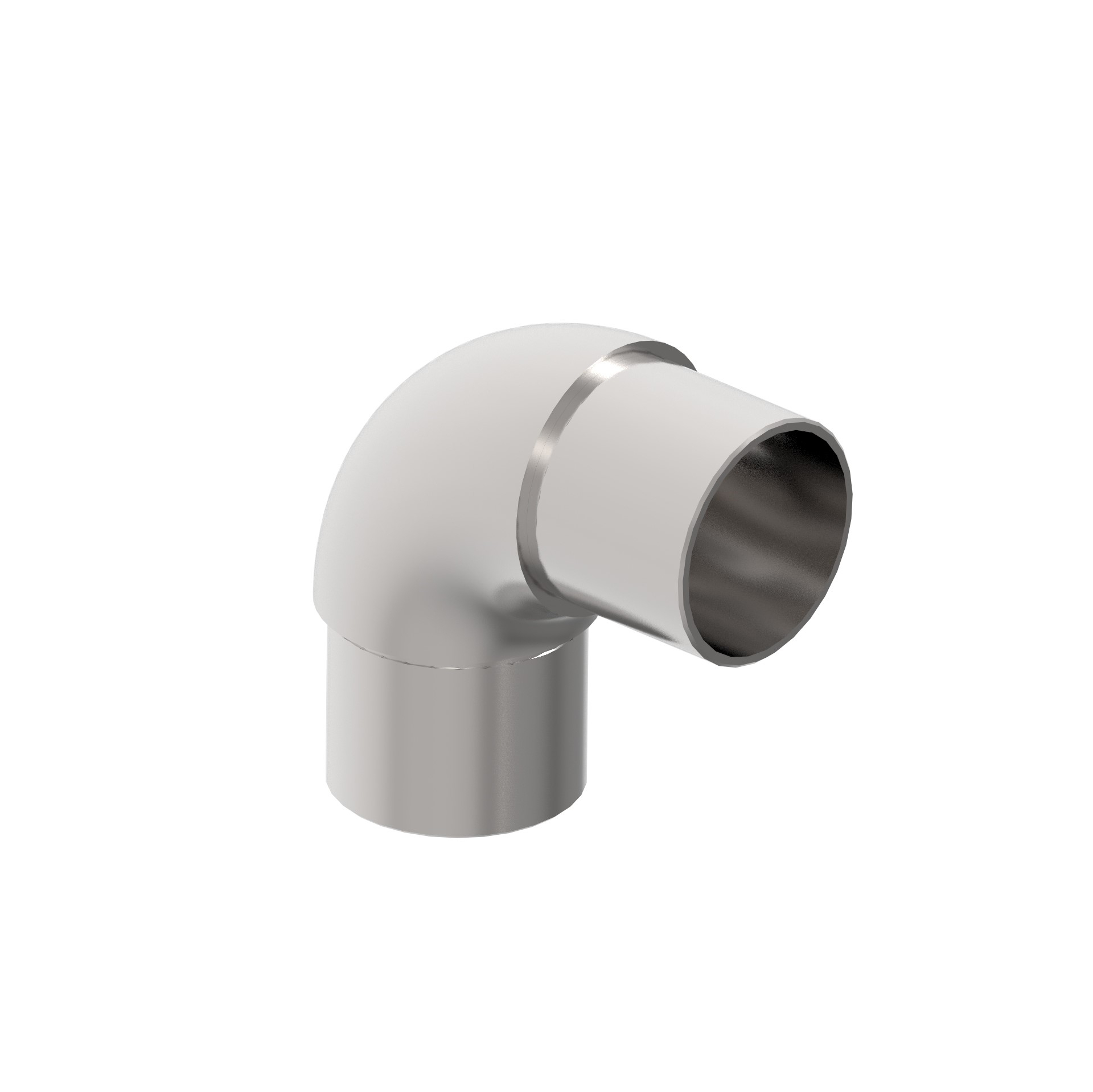 Coude 90° | pour collage | pour tube rond : Ø 42.4x2 mm | V2A