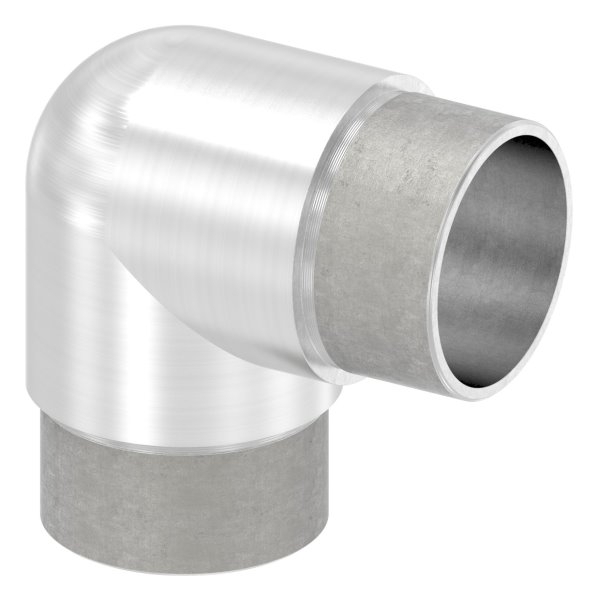 Coude 90° étroit, pour tube rond Ø 42.4x2.0 mm V4A