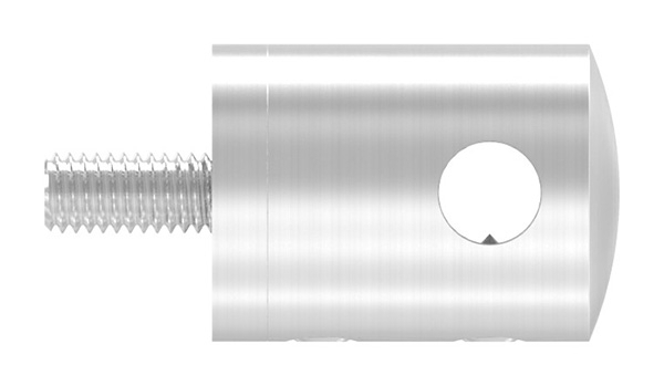 Support de corde pour poteau intermédiaire | Pour corde Ø 6 mm | Connexion plate | V2A