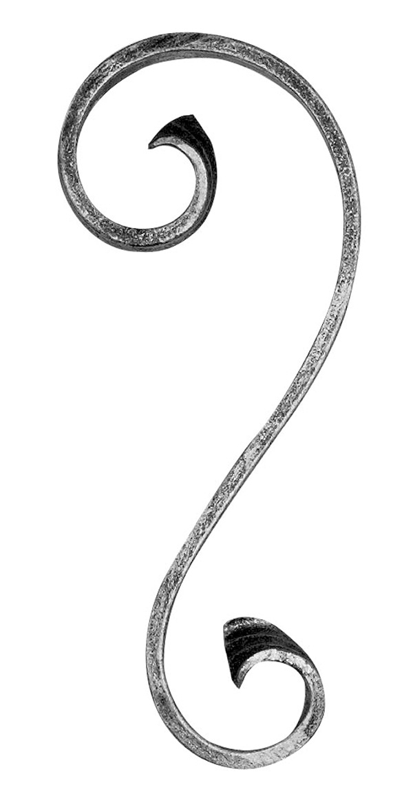Vis en S | Dimensions : 150x60mm | Matériau : 10x4 | Acier S235JR, brut