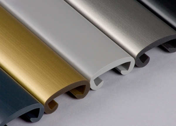 Main courante en plastique pour 35 x 8mm, gris anthracite