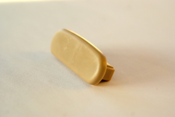 Embout pour main courante en plastique pour 40 x 8mm, beige sable