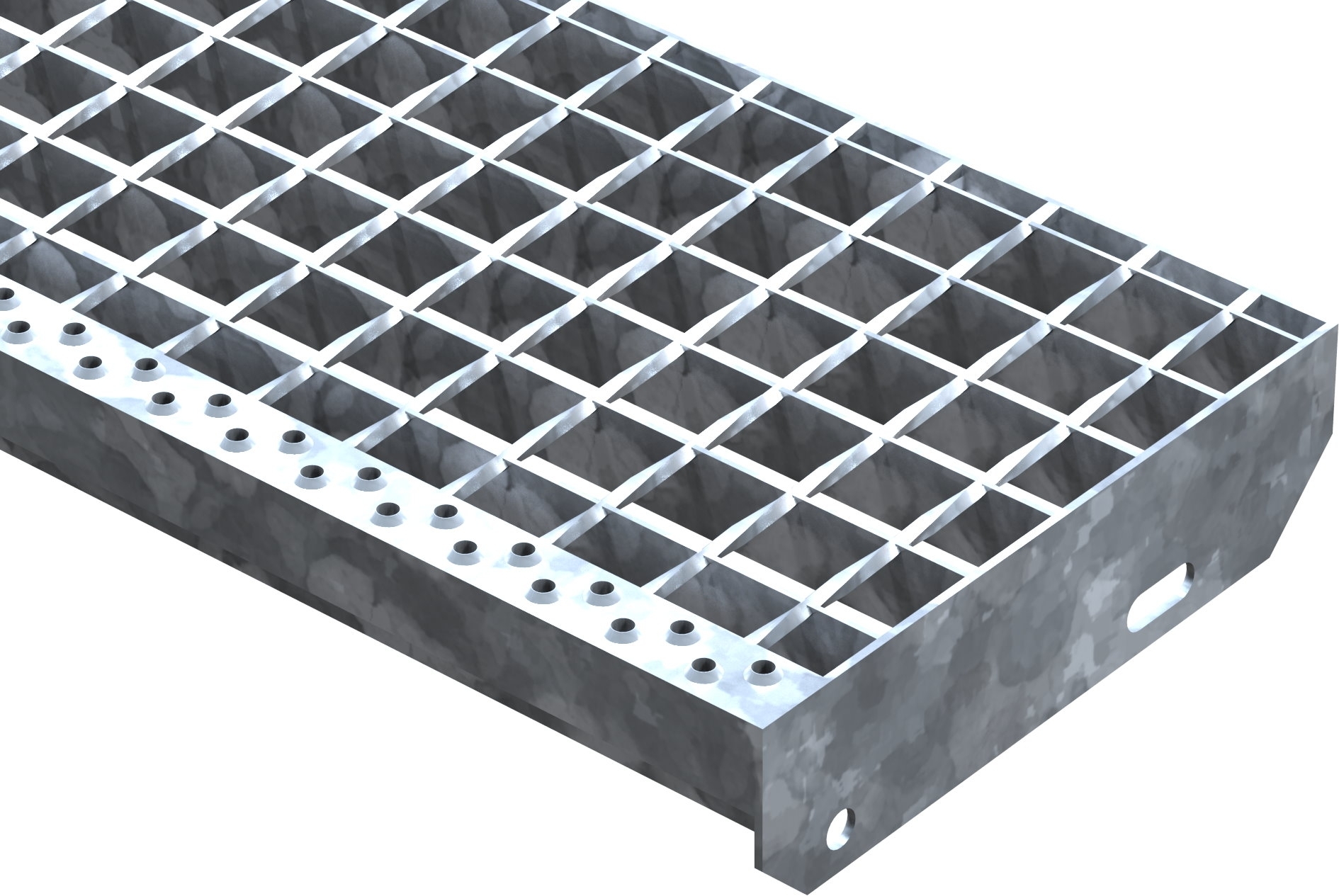 Presse à souder marche en caillebotis | Dimensions : 900x270 mm 34/38 mm | S235JR (St37-2)